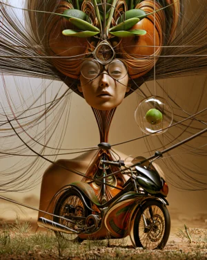 bonnet wire cycle art