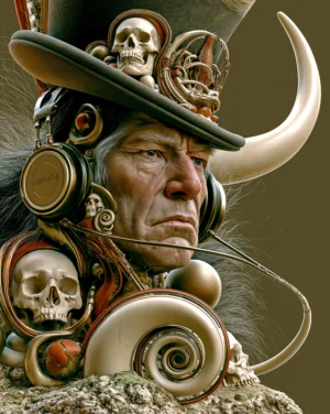 skull hat chieftain art