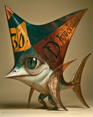 pennant fish art