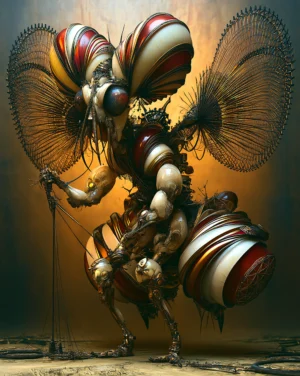 microphone moth art