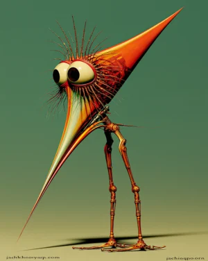 needle nose walker art