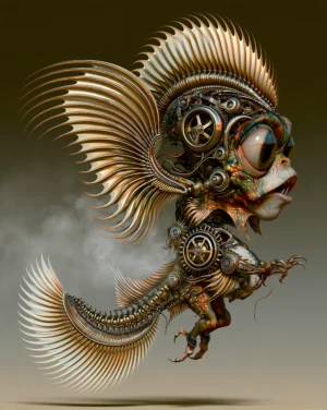 fin winged imp art