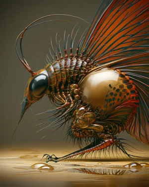 spiny mosquito art