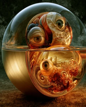 eye sphere art