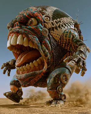 roaring brute art