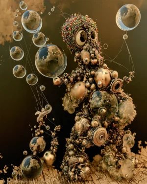 bubble child art