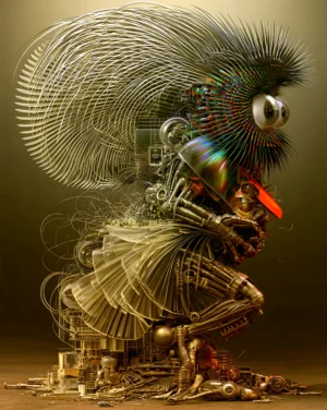wire crest dancer art