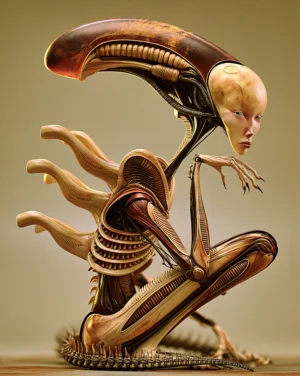long skull crouch art