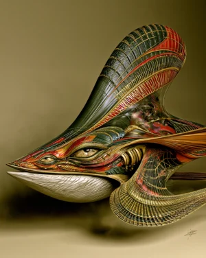 glider fish art