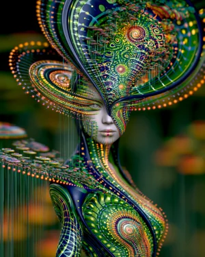 thin crown dreamer portrait art