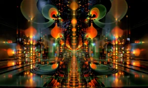 twin petal hall landscape art