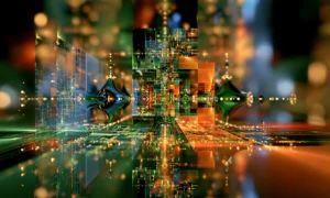floating pane plaza landscape art