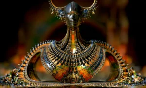 brass collar sentinel landscape art