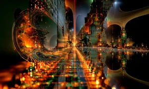 mirror lake boulevard landscape art