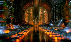 ember colonnade landscape art