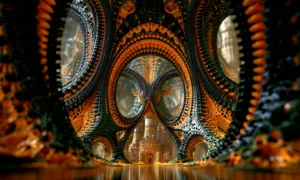 hollow face palace landscape art