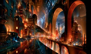 cathedral arch avenue landscape art