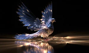silver dove landing landscape art