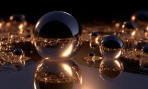 orb pool cluster landscape art
