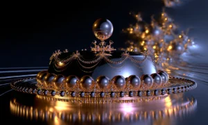 pearl crown dais landscape art