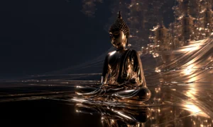 mirror buddha landscape art