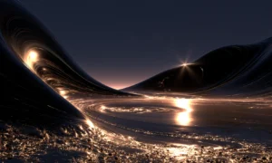 crescent dune dawn landscape art