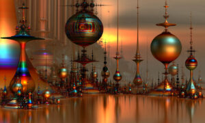 city reflection