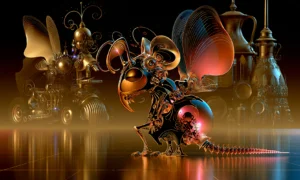 teapot town scout landscape art