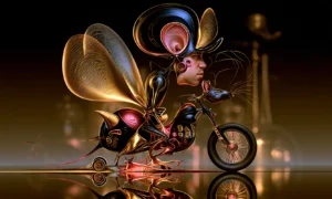 glass wing moto landscape art