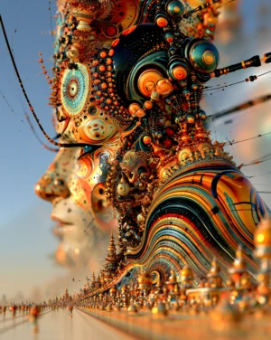 telegraph road profile portrait art