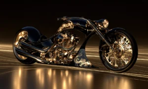 lacy wheel chopper landscape art