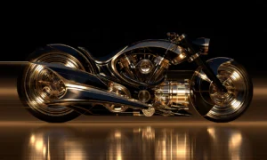 motion blur chopper landscape art