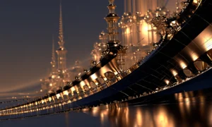 pearl viaduct spire landscape art
