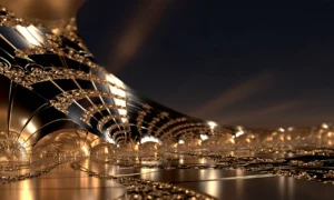 lace wave overhang landscape art