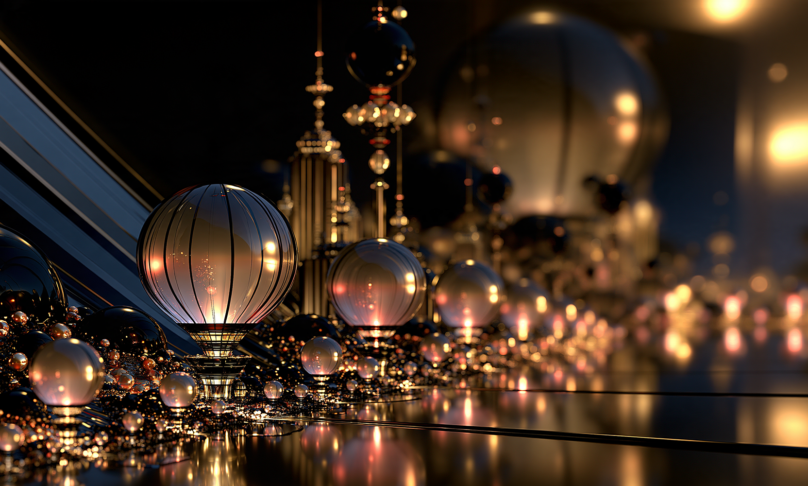 balloon orb quay landscape art