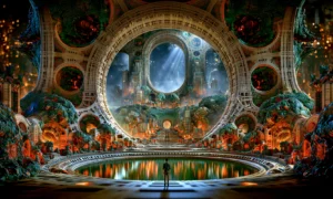 colosseum portal landscape art