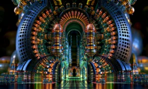 copper pod gateway landscape art