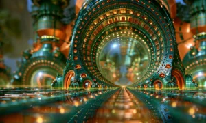 great beaded arch landscape art