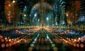 tall bead hall landscape art