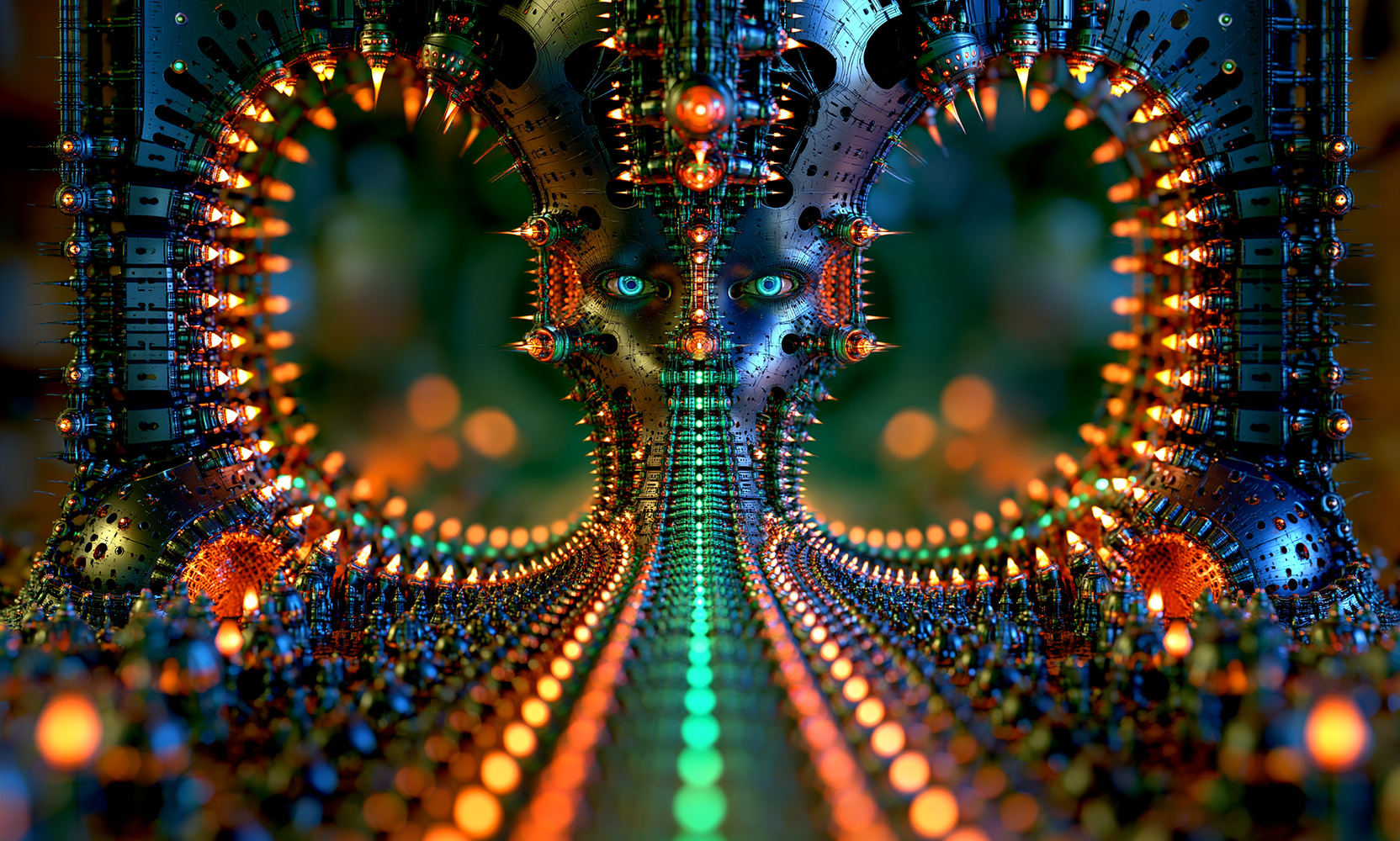 ring eyes gateway landscape art