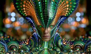 dotted wing seer landscape art
