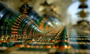 cone hall runway landscape art