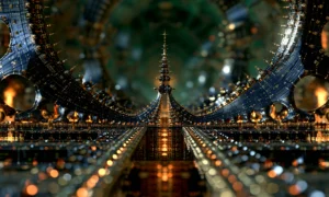 gilded spire pavilion landscape art