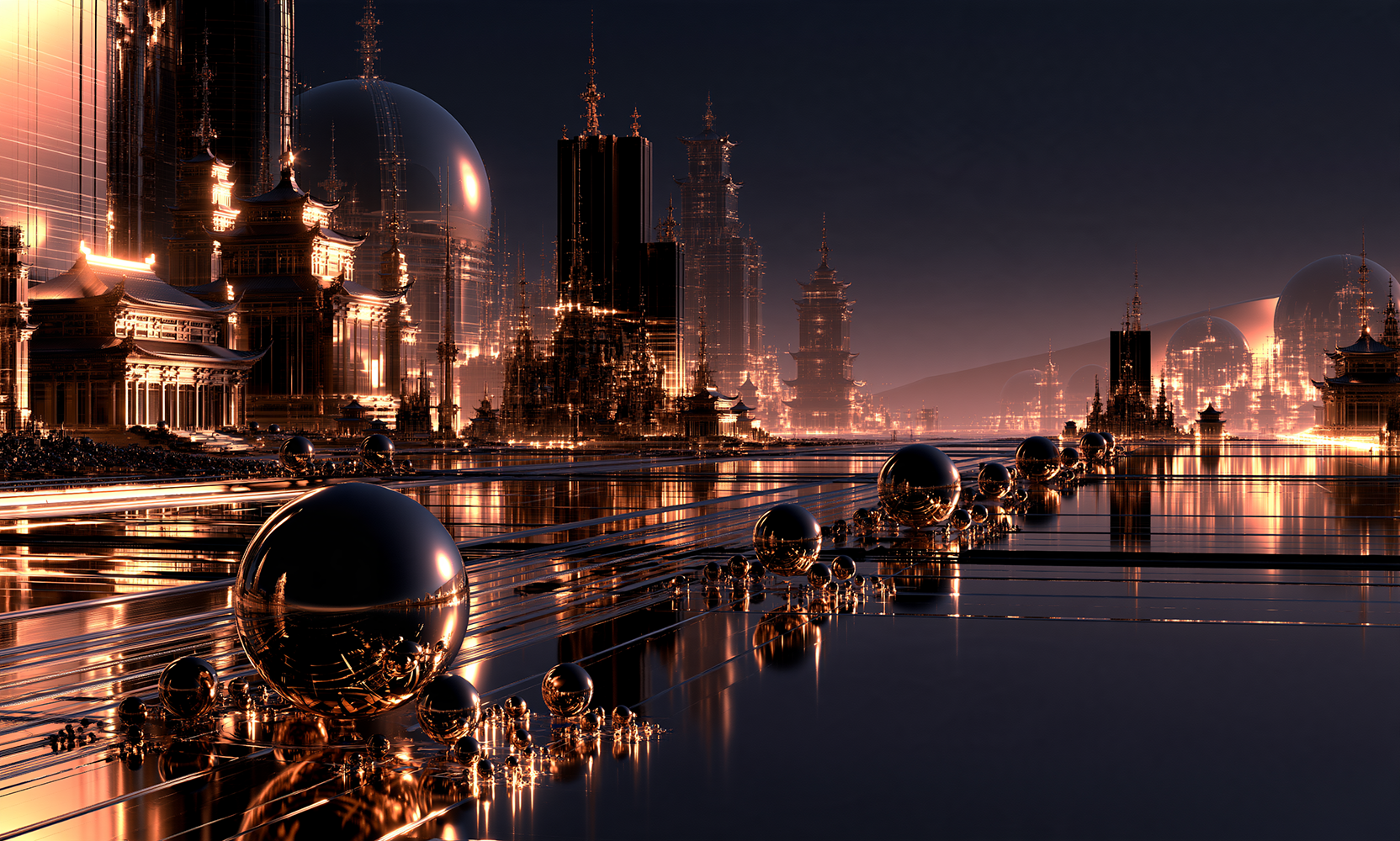 orb boulevard palace landscape art