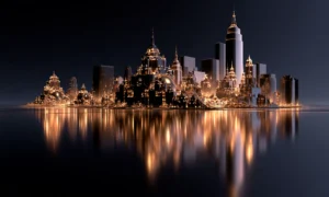 island spire reach landscape art
