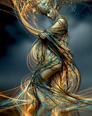 veil mask turn portrait art