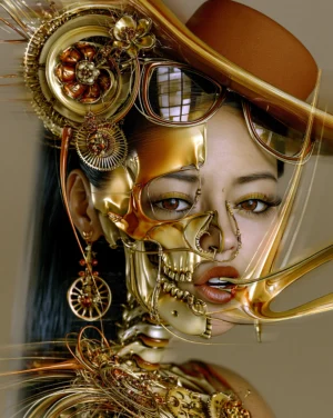 rotor bowler hat portrait art