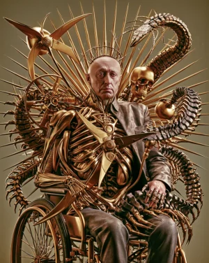throne of brass tentacles portrait art