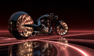 round tail chopper landscape art