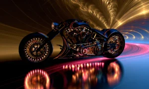 golden spiral cruiser landscape art